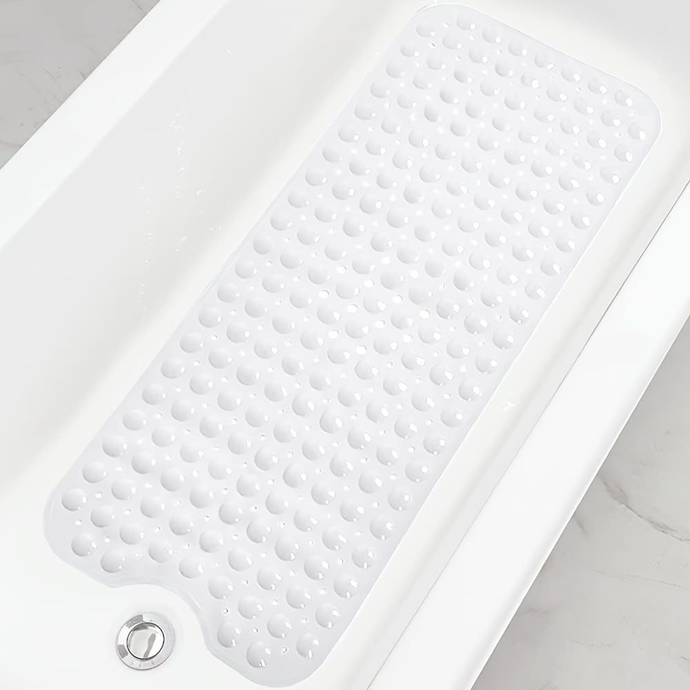 Extra Long Anti Slip Bath Mat for Safe and Comfortable Shower Use