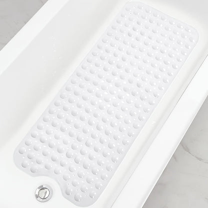 Extra Long Anti Slip Bath Mat for Safe and Comfortable Shower Use