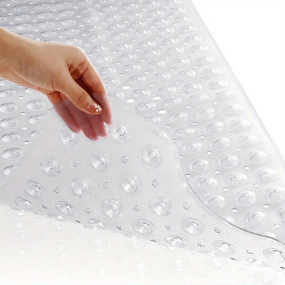 Extra Long Anti Slip Bath Mat for Safe and Comfortable Shower Use