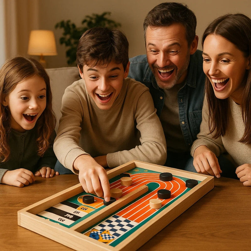 Fast Flick Strategy Board Game for Kids and Family Competitive Skill Game