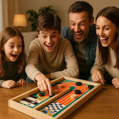 Fast Flick Strategy Board Game for Kids and Family Competitive Skill Game