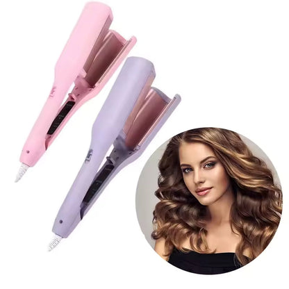 Fast Heating Curling Wand Adjustable Temperature Long Lasting Waves Hair Styler