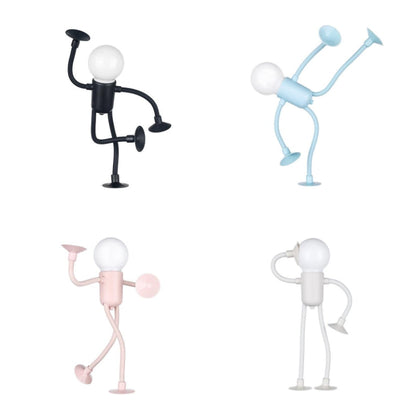 Flexible Athlete LED Night Light with Suction Cup Adjustable Room Lamp