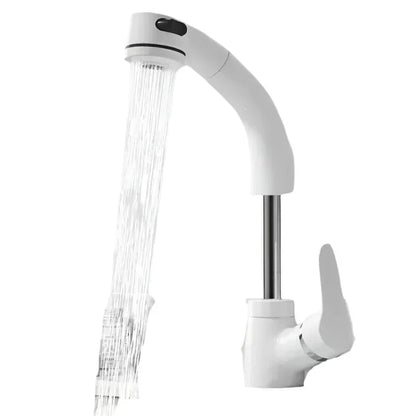 Flexible Kitchen Sink Faucet Extended Reach Mixer Tap Ergonomic Handle