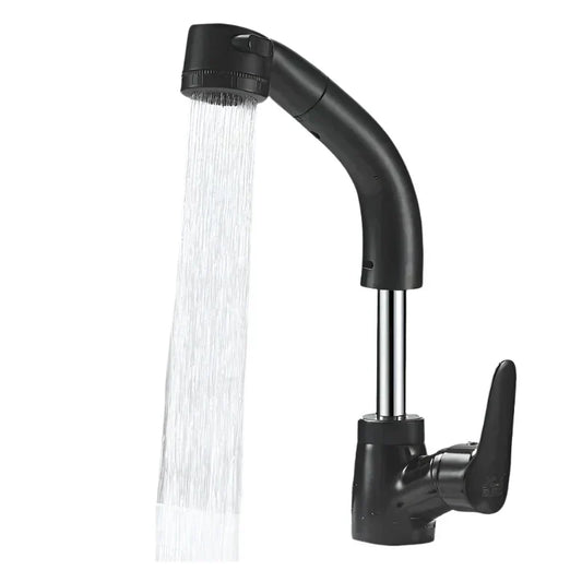 Flexible Kitchen Sink Faucet Extended Reach Mixer Tap Ergonomic Handle