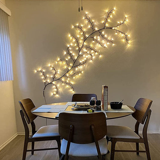 Flexible Willow Vine LED String Lights Decorative Tree Branch Fairy Lights for Bedroom Wall Decor