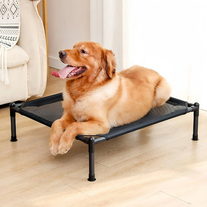 Foldable Elevated Pet Bed Washable Cover Portable Cat Dog Travel Cot