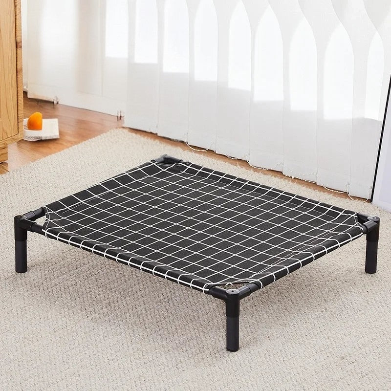 Foldable Elevated Pet Bed Washable Cover Portable Cat Dog Travel Cot