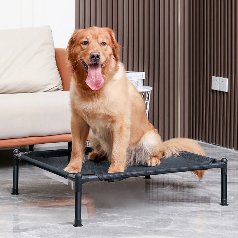 Foldable Elevated Pet Bed Washable Cover Portable Cat Dog Travel Cot
