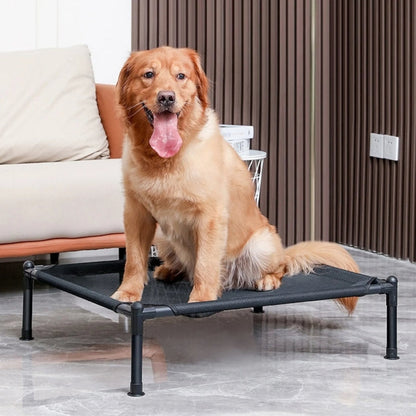 Foldable Elevated Pet Bed Washable Cover Portable Cat Dog Travel Cot