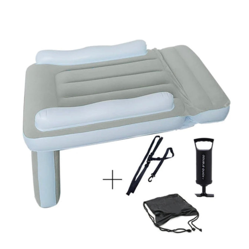 Foldable Kids Travel Bed Compact Portable Car Sleeping Support
