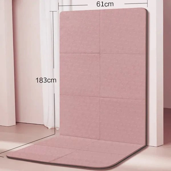 Foldable Non Slip Yoga Mat Compact Portable Exercise Mat for Yoga Pilates Workout Training