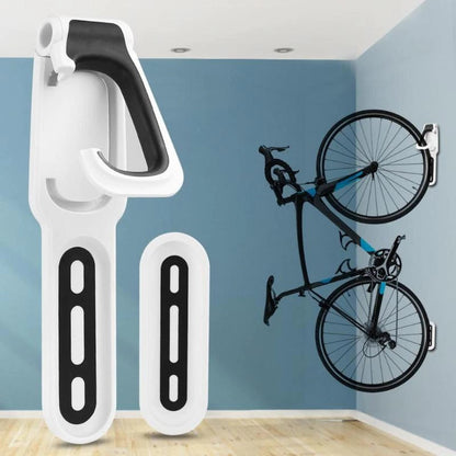Foldable Wall Mount Bike Rack Compact Bicycle Storage Holder