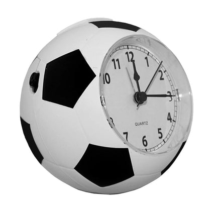 Football Inspired Analog Alarm Clock Sports Dial Display Compact Bedside Desk Clock
