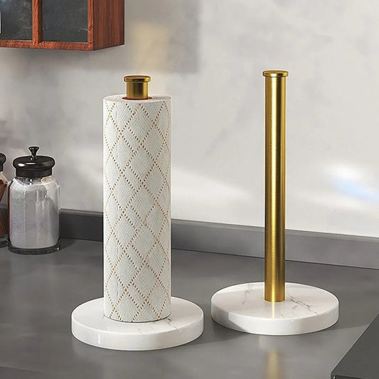 Freestanding Paper Towel Holder with Non Slip Base Modern Kitchen Paper Towel Stand