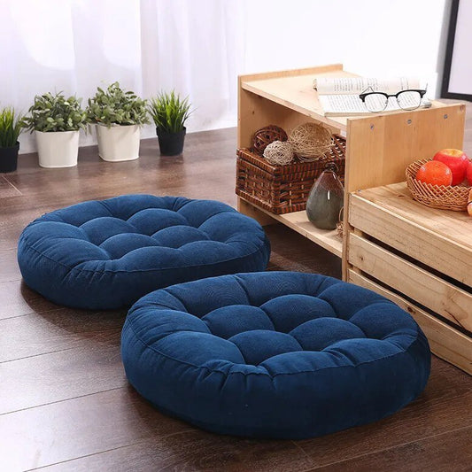 Futon Floor Cushion Tatami Style Floor Pillow Thick Meditation Seat Cushion for Lounge and Reading