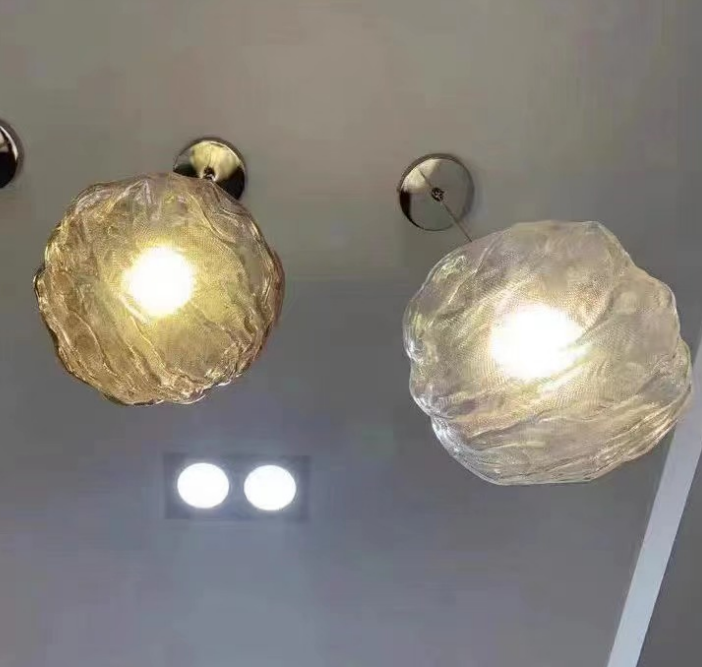 Glass Pendant Light Cloud Design Modern Hanging Ceiling Lamp