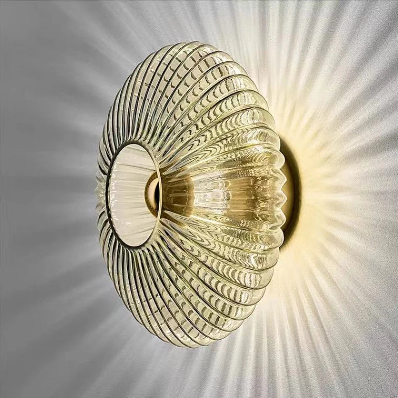 Glass Wall Light – Modern Decorative Wall Lamp for Living Room, Bedroom & Hallway