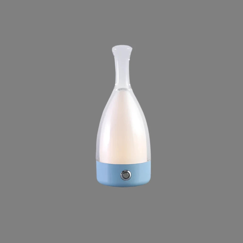 GlowBottle Elegant Bottle Lamp – Rechargeable LED Mood Light