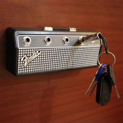 Guitar Amp Key Holder Wall Mounted Plug-In Key Rack Music Decor