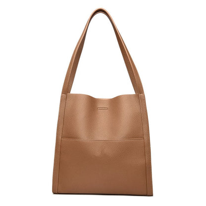Handcrafted Casual Shoulder Bag with Adjustable Strap Large Capacity Everyday Crossbody Handbag