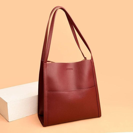 Handcrafted Casual Shoulder Bag with Adjustable Strap Large Capacity Everyday Crossbody Handbag