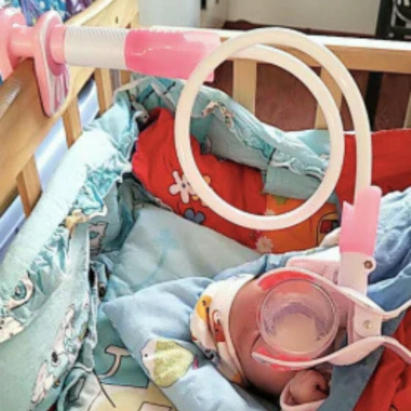 Hands Free Baby Bottle Holder Adjustable Flexible Arm Bottle Feeder Stand
