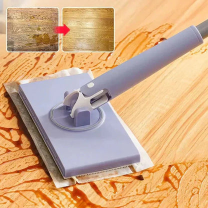 Hands Free Floor Cleaning Mop with 360 Swivel Head Reusable Pad System
