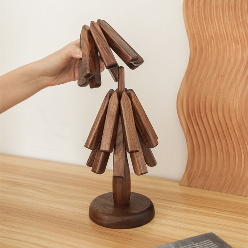 Heat Resistant Tree Design Table Mat Trivet Table Protector for Hot Pots