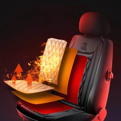 Heated Car Seat Cover 12V 24V Adjustable Warm Cushion