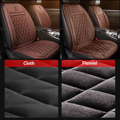 Heated Car Seat Cover 12V 24V Adjustable Warm Cushion