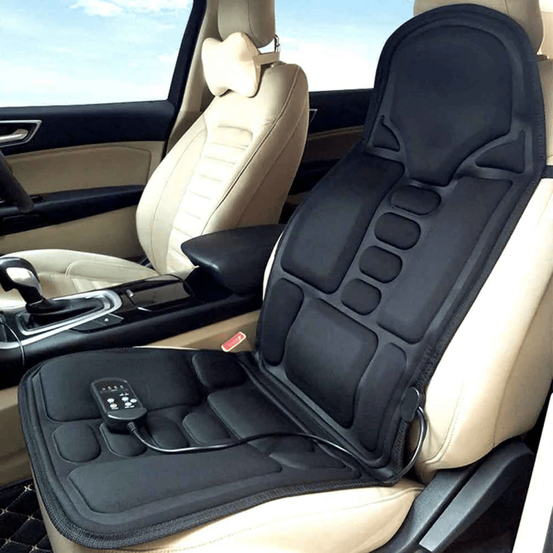 Heated Massage Seat Cushion Vibrating Therapy Chair Pad