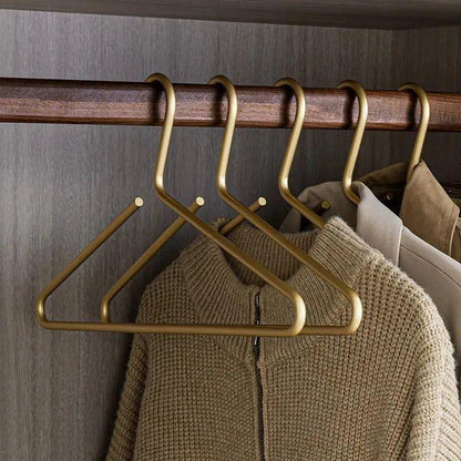Heavy Duty Space Saving Clothes Hanger Organizer for Pants Sweaters and Shirts Matte Closet Storage Rack 5 Piece Set