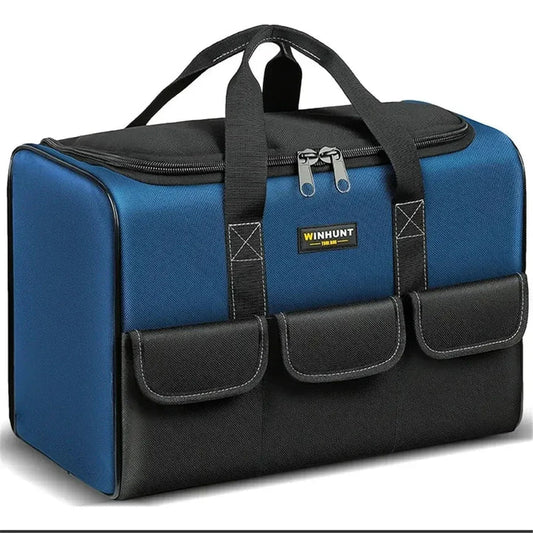 Heavy Duty Waterproof Tool Organizer Bag Multi Pocket Tool Storage with Adjustable Shoulder Strap