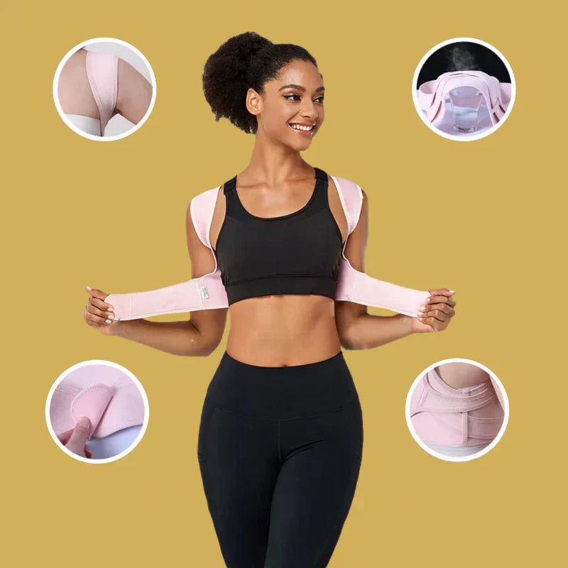 Hidden Back Posture Support Adjustable Everyday Stabilizer