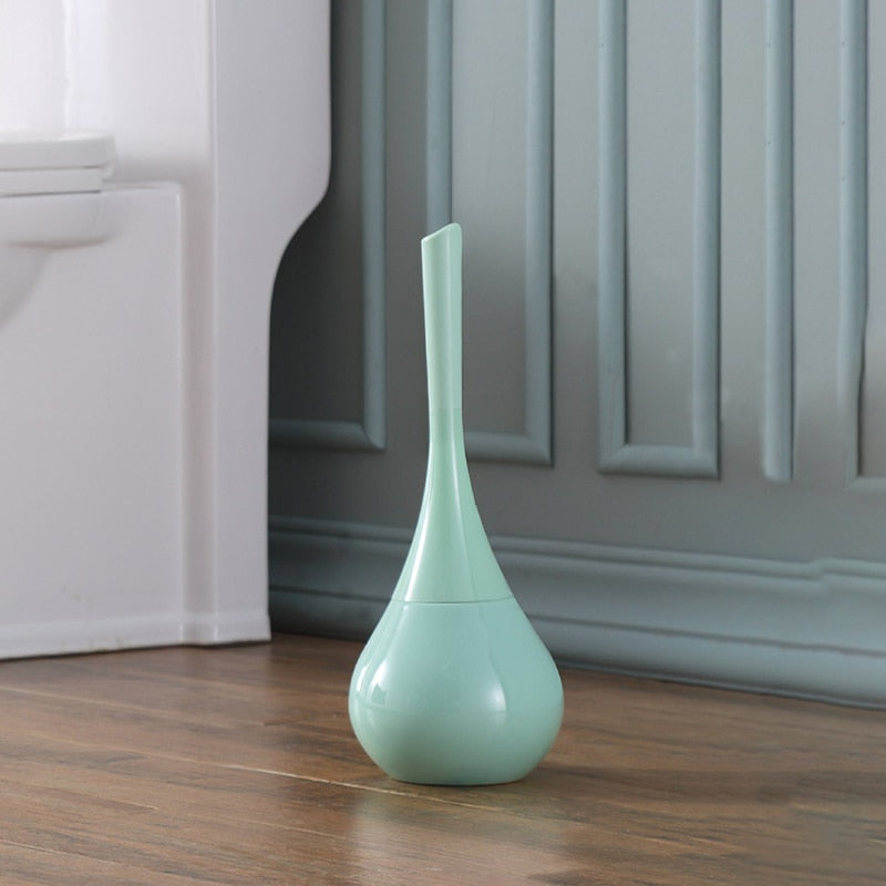 High-End Toilet Brush Set Splash Resistant Hygienic Modern Bathroom Cleaner