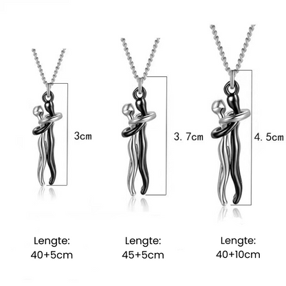 Hug Necklace Symbol Of Love Connection Affection Jewelry Gift
