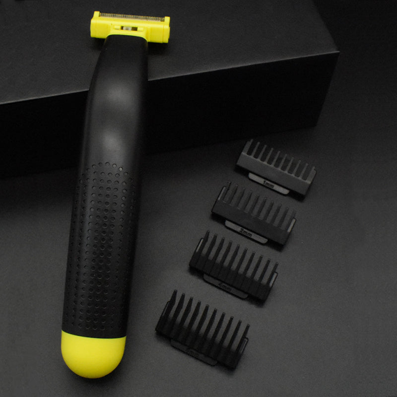 Hybrid Electric Shaver Beard Trimmer Wet Dry Body Groomer USB C Rechargeable
