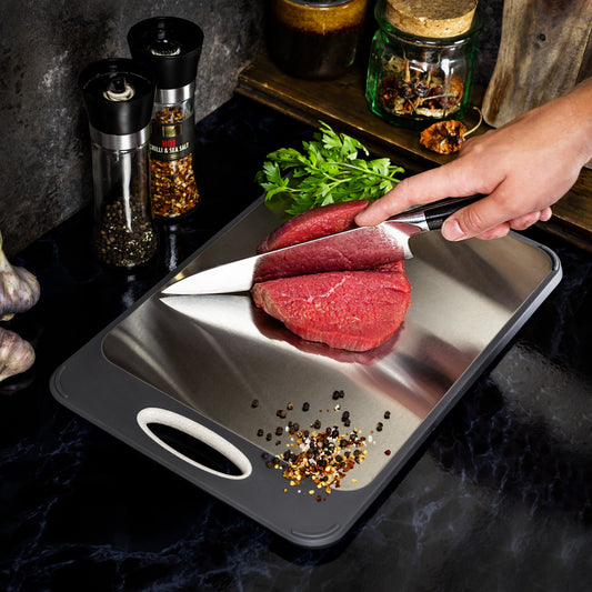 Hygienic Stainless Steel Cutting Board Non-Porous Food Prep Board
