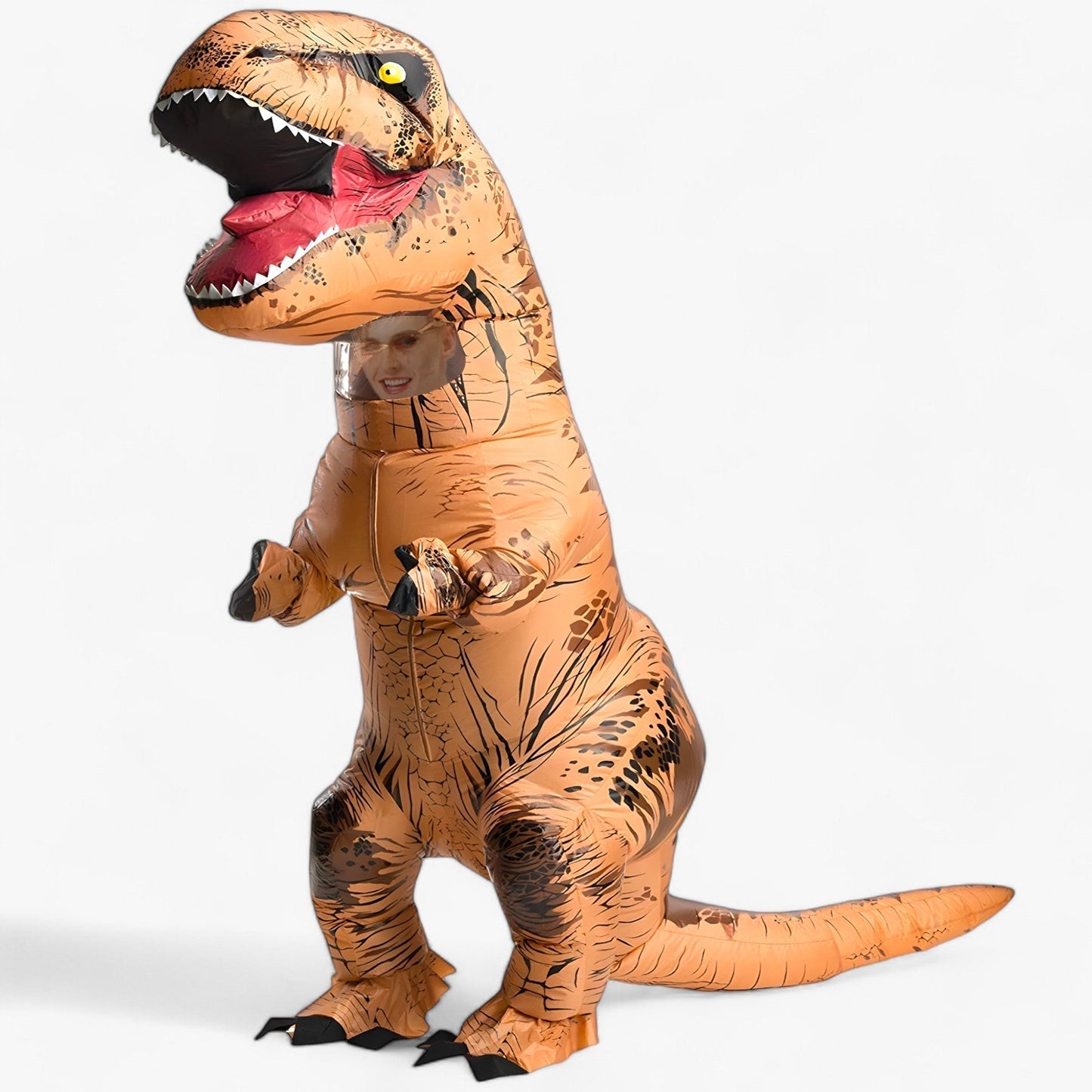 Inflatable T Rex Costume with Built In Fan Dinosaur Costume for Halloween Parties