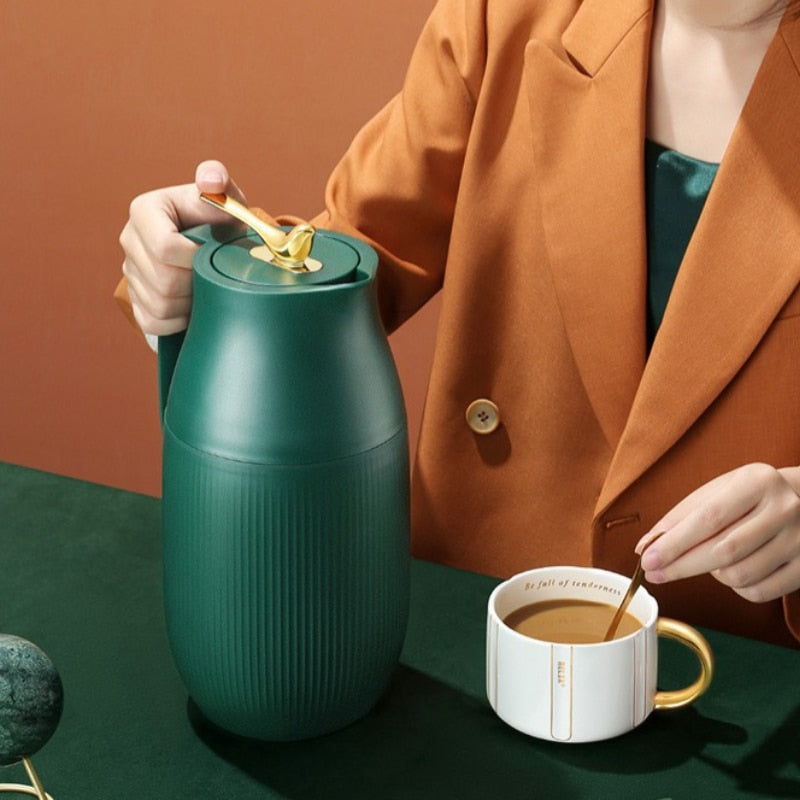 Insulated Thermos Bottle Stainless Steel Large Capacity Leakproof Minimalist