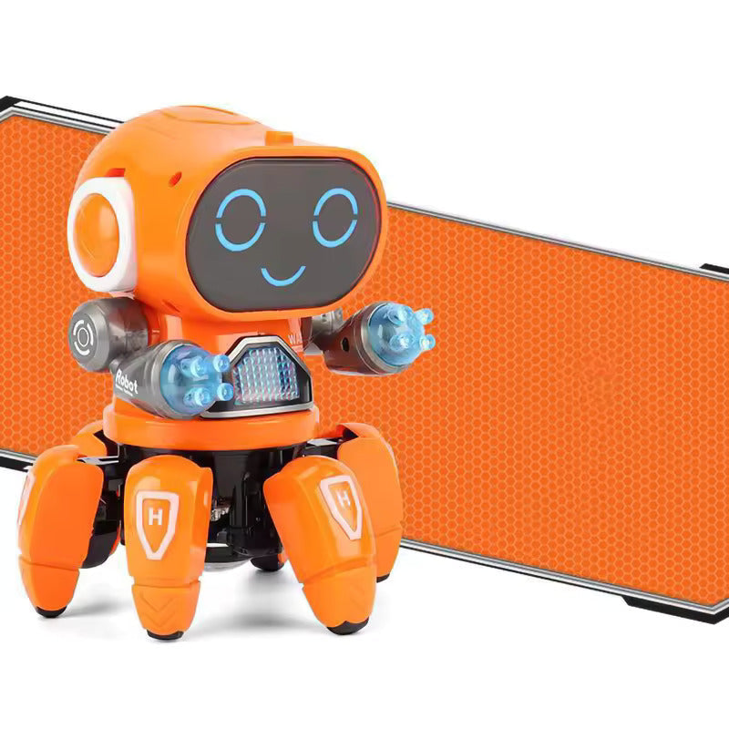 Interactive Dancing Robot Toy with LED Lights Singing Robot Toy with Remote Control for Kids