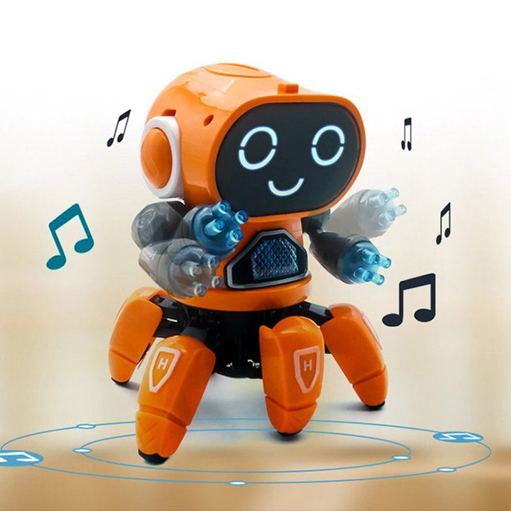 Interactive Dancing Robot Toy with LED Lights Singing Robot Toy with Remote Control for Kids