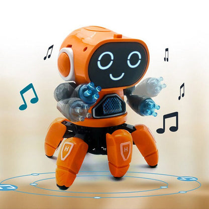 Interactive Dancing Robot Toy with LED Lights Singing Robot Toy with Remote Control for Kids