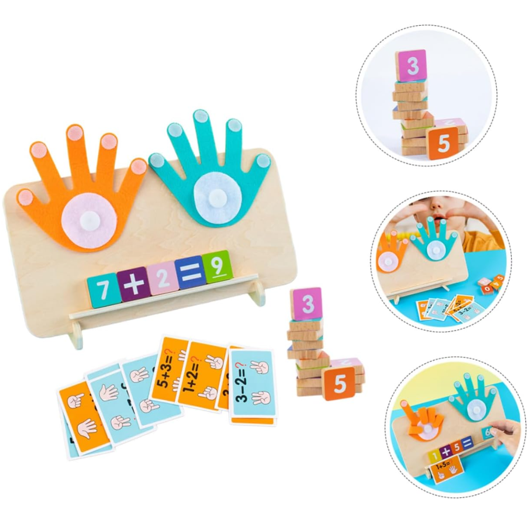 Interactive Finger Math Game for Kids Number Learning Reflex and Brain Training Toy