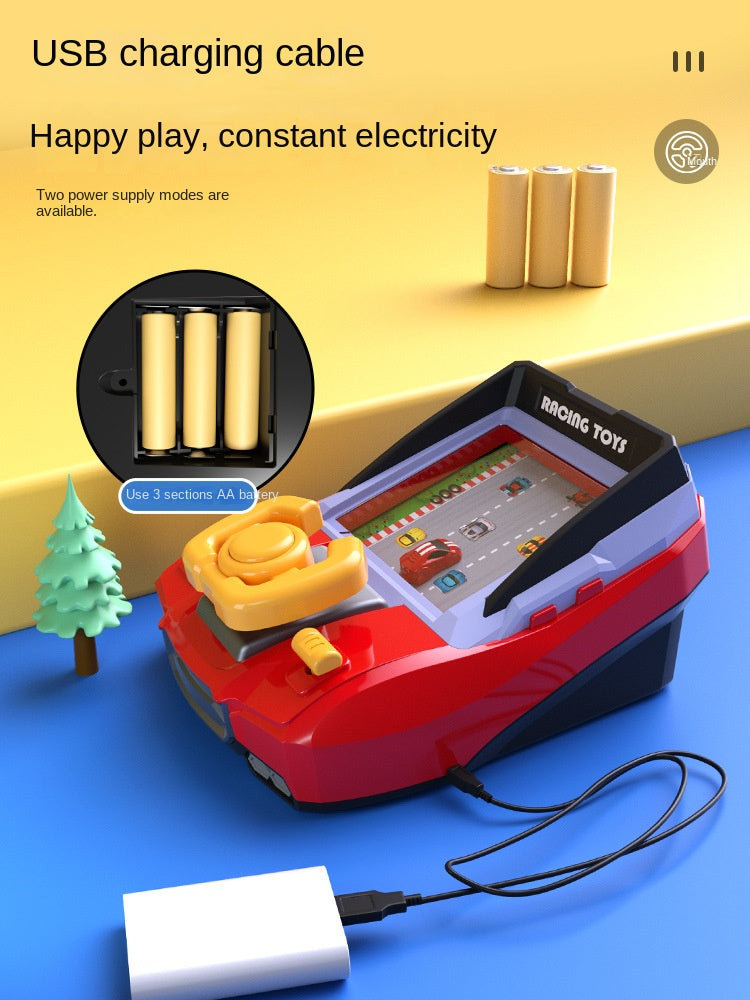 Interactive Kids Racing Game with Steering Wheel Toy