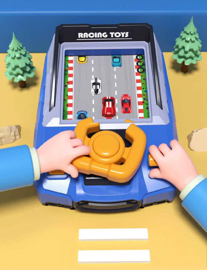 Interactive Kids Racing Game with Steering Wheel Toy