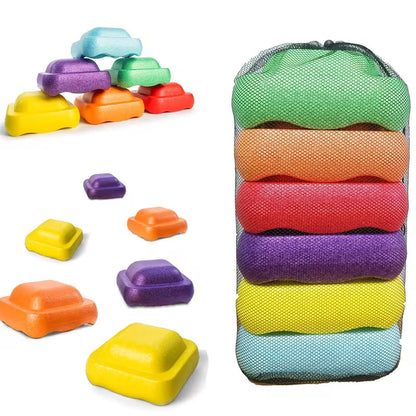 Kids Balance Stepping Stones Educational Stacking Blocks for Coordination & Motor Skills