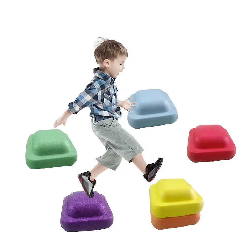 Kids Balance Stepping Stones Educational Stacking Blocks for Coordination & Motor Skills