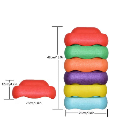 Kids Balance Stepping Stones Educational Stacking Blocks for Coordination & Motor Skills